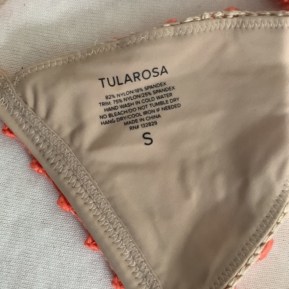 TULAROSA Cora Bikini Crocheted Bikini Top - Picture 7 of 7